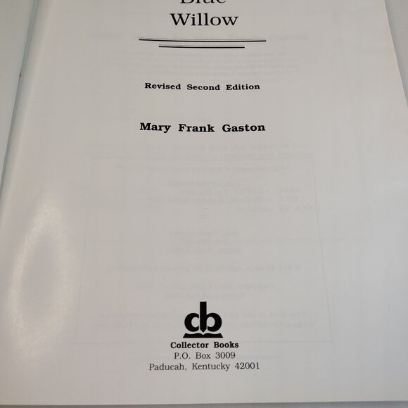 Blue Willow China Value Guide Lot 2 Books Mary Frank Gaston 2nd 3rd Edition - Picture 4 of 16